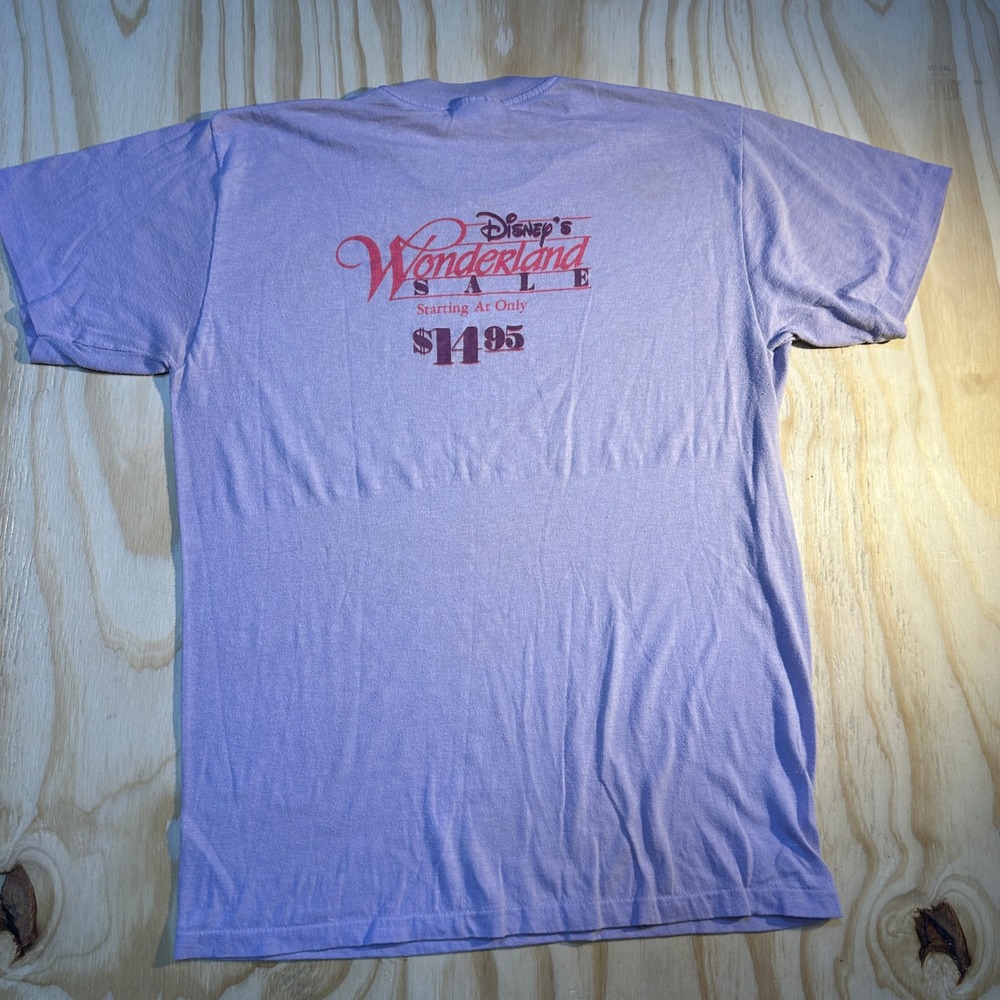 Vintage Disney Home Video Authorized Sales Person Shirt Stedman Purple Large L